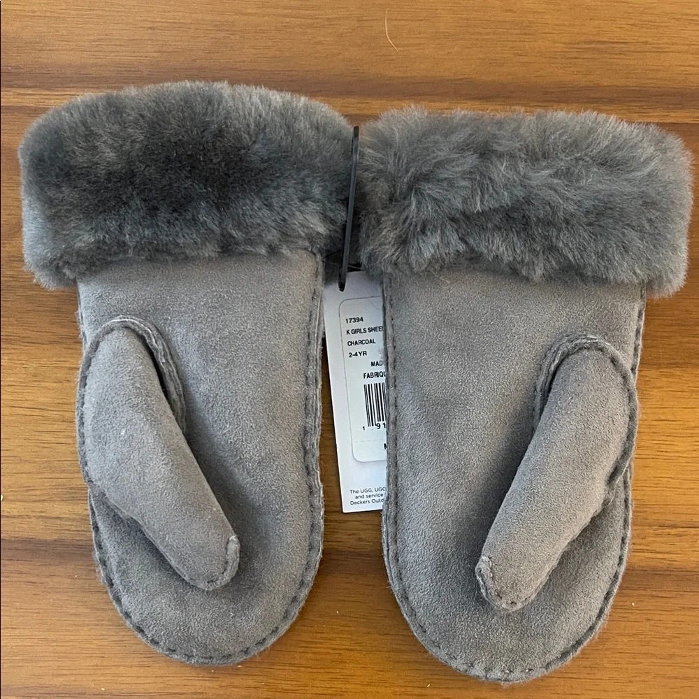 UGG Charcoal Shearling Slippers